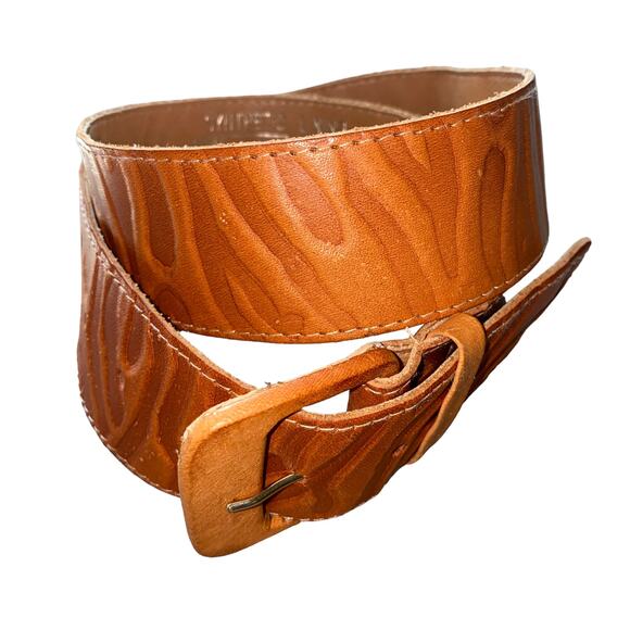 The Ritz Accessories Collection Synthetic Genuine Leather Abstract Pattern Brown main image 7